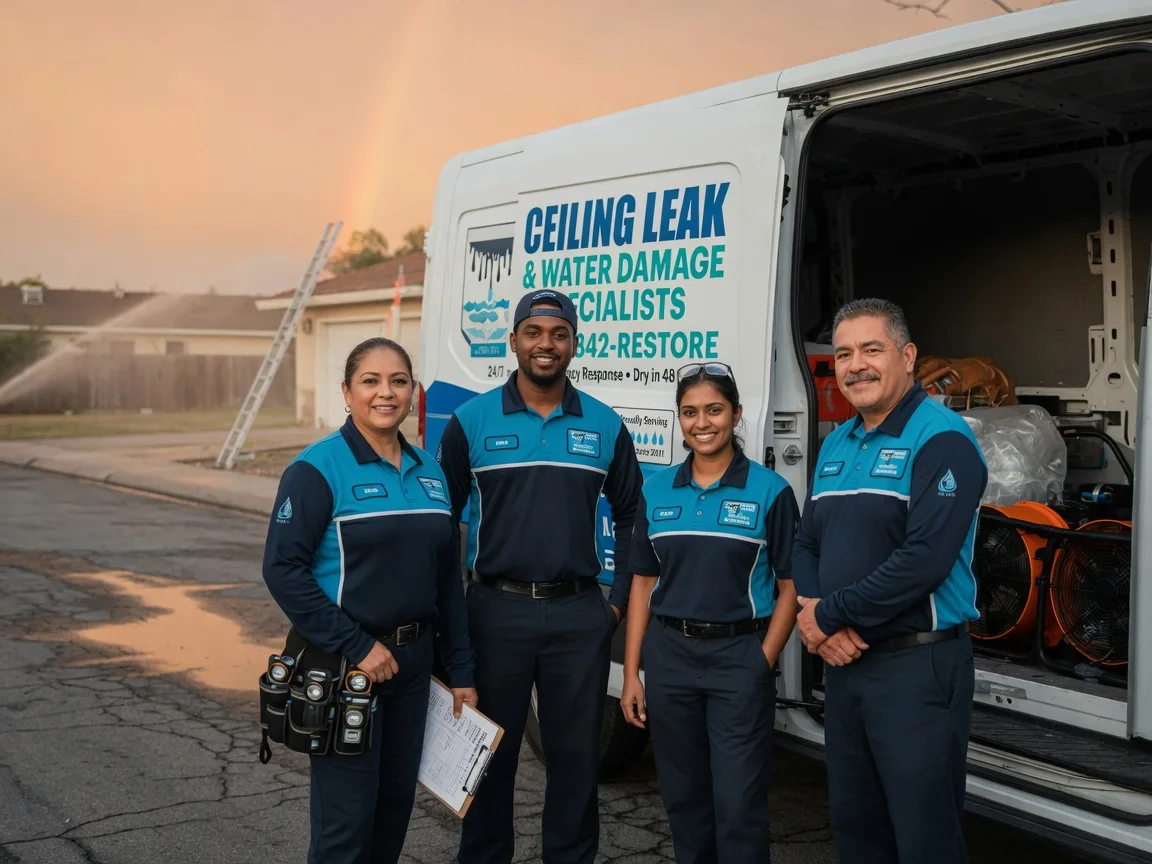 Ceiling Leak Cleanup company in Manchester, CA